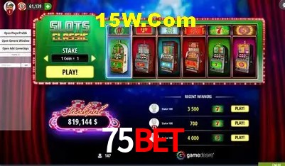 Provedores de Jogos 75bet